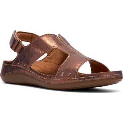Clarksr Clarks(r) Cecily Sun Slingback Sandal In Brown