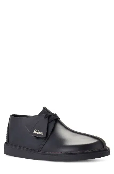 Clarksr Clarks(r) Clarks® Desert Trek Chukka Boot In Blk Smooth Lea