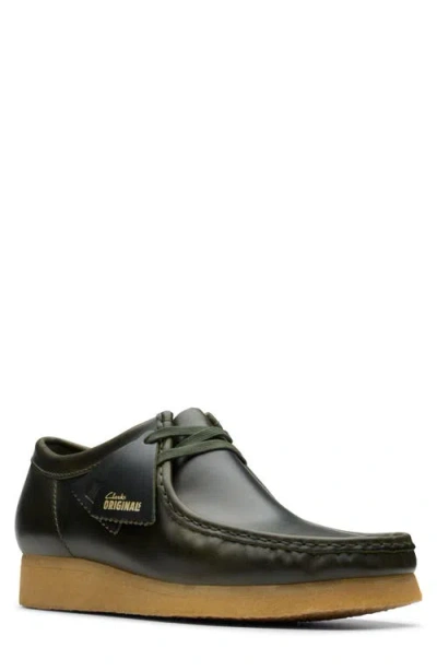 Clarksr Clarks(r) Clarks® 'wallabee' Moc Toe Derby In Forest Green Leather