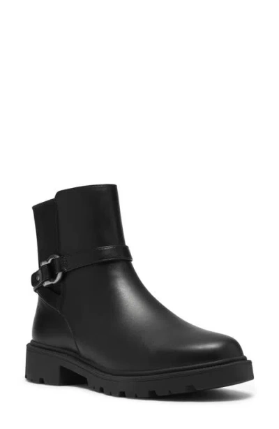 Clarksr Clarks(r) Code L Bay Leather Bootie In Black Leather