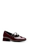 Clarksr Clarks(r) Daiss Shine Mary Jane Pump In Burgundy