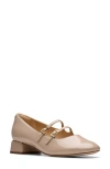 Clarksr Clarks(r) Daiss Shine Mary Jane Pump In Nude