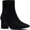 Clarksr Clarks(r) Fernie Side Zip Block Heel Bootie In Black