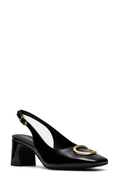 Clarksr Clarks(r) Fernie Square Toe Slingback Pump In Black