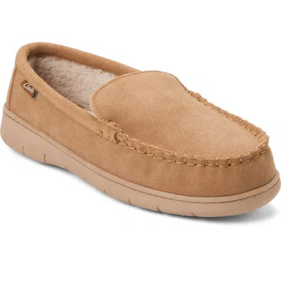 Clarksr Clarks(r) Genuine Cow Suede Venetian Moc Slippers In Cinnamon