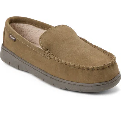 Clarksr Clarks(r) Genuine Cow Suede Venetian Moc Slippers In Sage