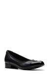Clarksr Clarks(r) Krystine May Cap Toe Pump In Black