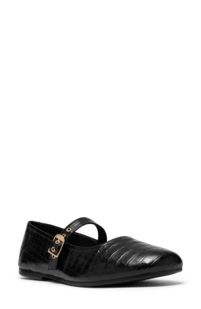 Clarksr Clarks(r) Livia Jane Leather Mary Jane Flat In Black
