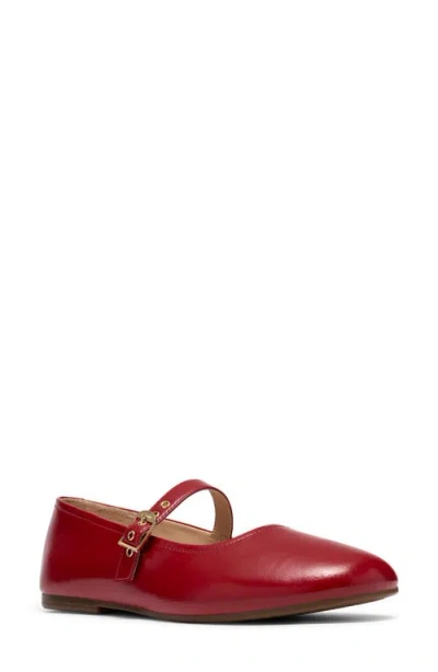 Clarksr Clarks(r) Livia Jane Leather Mary Jane Flat In Red