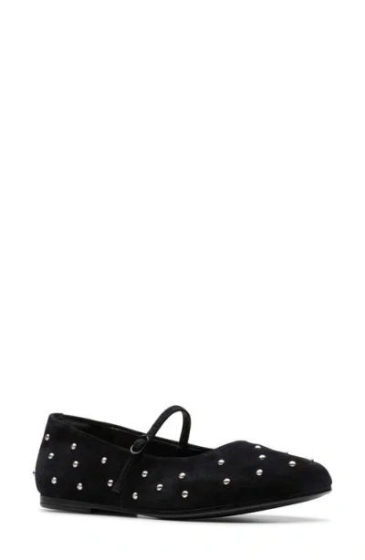 Clarksr Clarks(r) Livia Stud Mary Jane Flat In Black