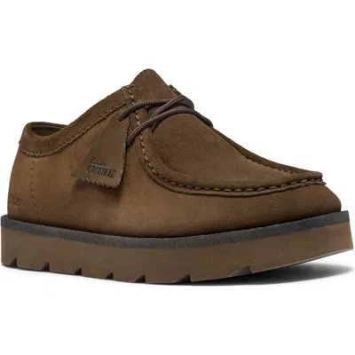 Clarksr Clarks(r) Meare Lace-up Wallabee Chukka In Blue