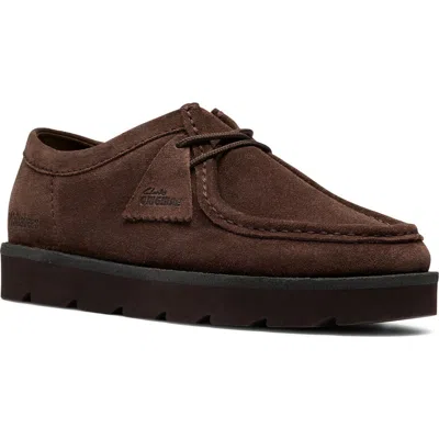 Clarksr Clarks(r) Meare Lace-up Wallabee Chukka In Dark Brown Suede