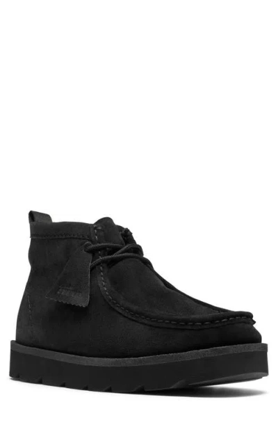 Clarksr Clarks(r) Meare Wallabee Chukka Boot In Black/blk Suede