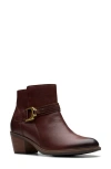 Clarksr Clarks(r) Neva Buckle Bootie In British Tan