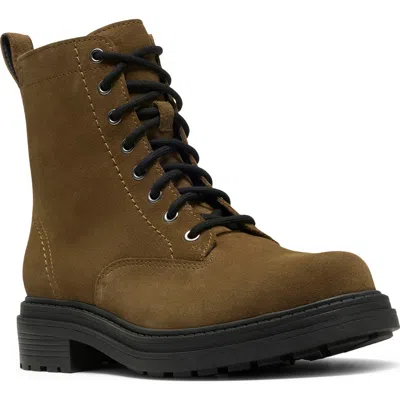 Clarksr Clarks(r) Orinoco 3 Lane Leather Boot In Olive Suede