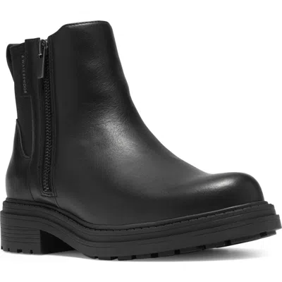 Clarksr Clarks(r) Orinoco 3 Waterproof Bootie In Black Leather
