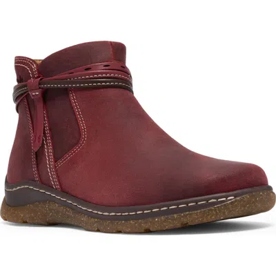 Clarksr Clarks(r) Orlene Roam Leather Bootie In Dark Red