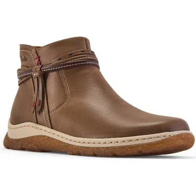 Clarksr Clarks(r) Orlene Roam Leather Bootie In Walnut Leather