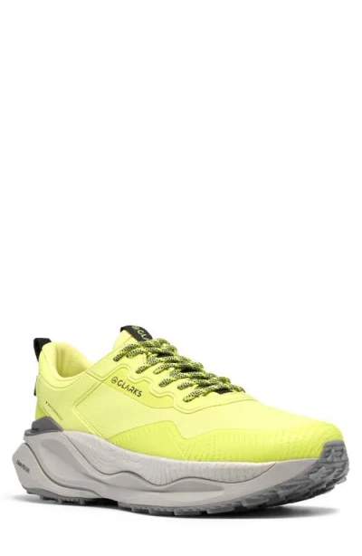 Clarksr Clarks(r) Pace Trail Waterproof Running Shoe In Lime Combi