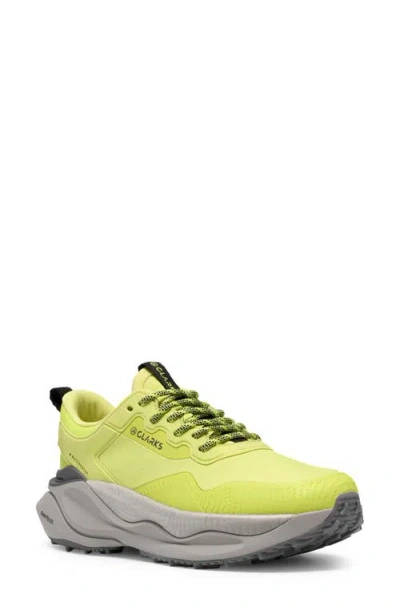 Clarksr Clarks(r) Pacetrail Go Waterproof Running Shoe In Lime Combo