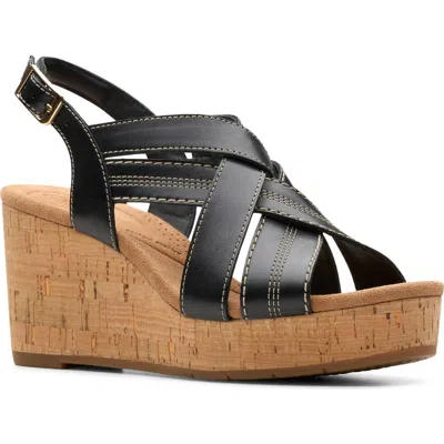 Clarksr Clarks(r) Savina Slingback Wedge Sandal In Multi