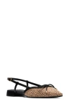 Clarksr Clarks(r) Sensa Bow Slingback Flat In Animal Print