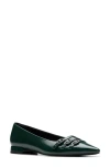 Clarksr Clarks(r) Sensa Triple Strap Flat In Green