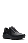 Clarksr Clarks(r) Tivoli Zip Sneaker In Black Combi