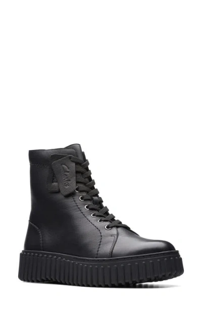 Clarksr Clarks(r) Torhill Rise Lace-up Boot In Black