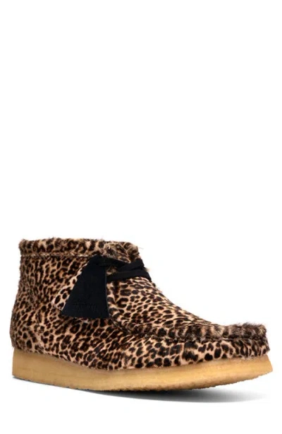 Clarksr Clarks(r) Wallabee Genuine Calf Hair Chukka In Animal Print
