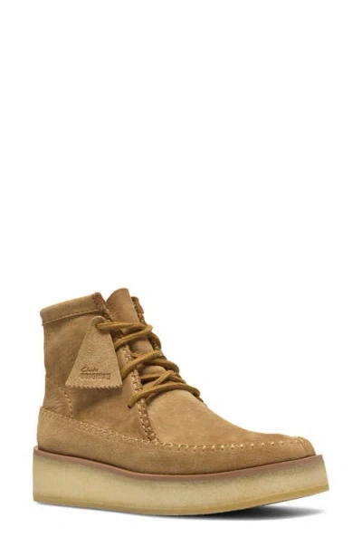 Clarksr Clarks(r) Weaver Craft Leather Bootie In Tan Nubuck