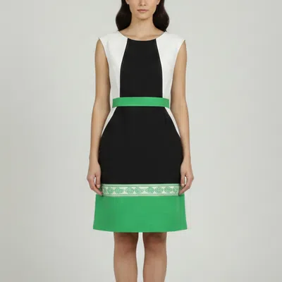 Pre-owned Class By Roberto Cavalli Multicolor Stretch Cotton Blend Pencil Dress L