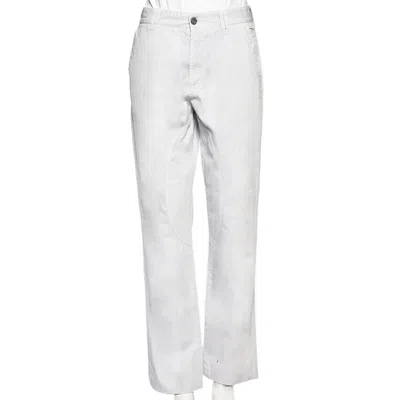 Class By Roberto Cavalli Pale Lilac Denim Biker Jeans In Purple