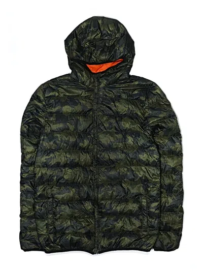 Pre-owned Class Club By Dillard's Kids' Snow Jacket In Green