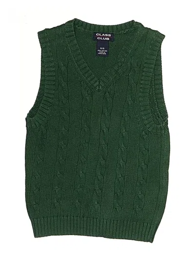 Pre-owned Class Club Kids' Sweater Vest In Green