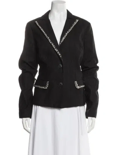 Pre-owned Class Roberto Cavalli Blazer In Black