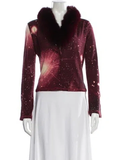 Pre-owned Class Roberto Cavalli Vintage 2000's Sweater In Red