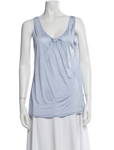 Pre-owned Class Roberto Cavalli Vintage 2011 Top In Blue