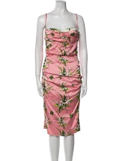 Pre-owned Class Roberto Cavalli Vintage Knee-length Dress In Pink