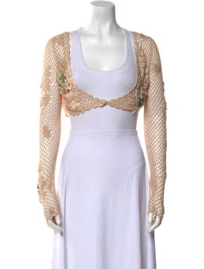 Pre-owned Class Roberto Cavalli Vintage Late 2000's - Early 2010's Sweater In Neutral