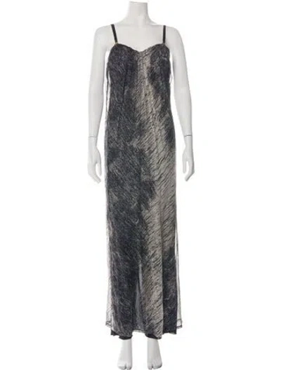 Pre-owned Class Roberto Cavalli Vintage Long Dress In Multicolor