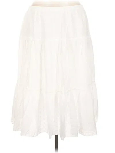 Pre-owned Classic Elements Casual Skirt In White