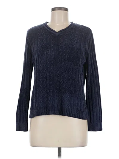 Pre-owned Classic Elements Pullover Sweater In Blue