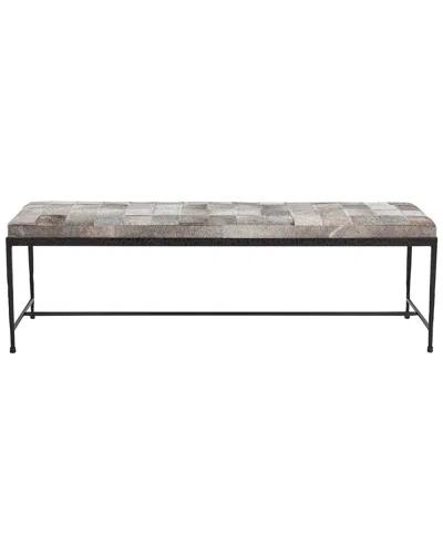 Classic Home Achen Hair-on-hide Bench