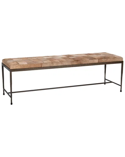 Classic Home Achen Hair-on-hide Bench
