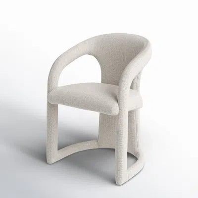 Classic Home Adette Archie Upholstered Arm Chair In Tan