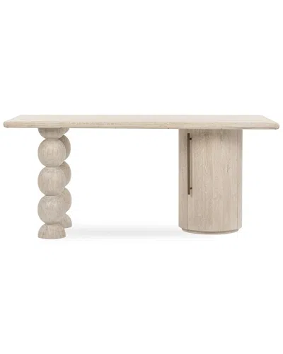 Classic Home Adir Solid Mango Wood Desk In Neutral