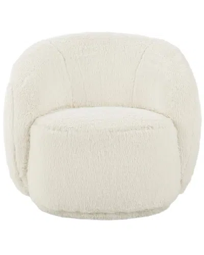 Classic Home Adley Upholstered Plush Swivel Chair
