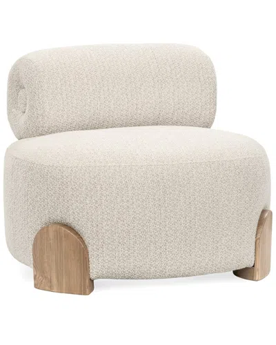 Classic Home Aerie Lounge Accent Chair In White