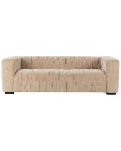 Classic Home Afeela Upholstered Sofa In Brown